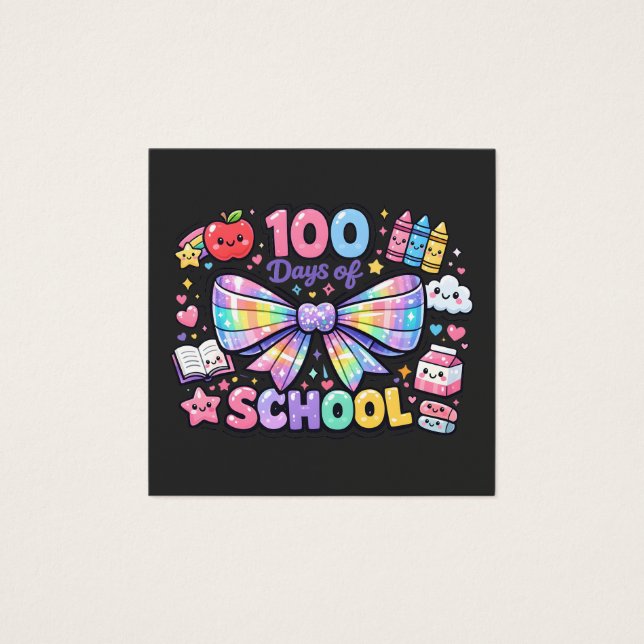 100 Days Of School  (正面)