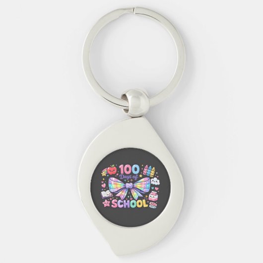 100 Days Of School  キーホルダー (正面)