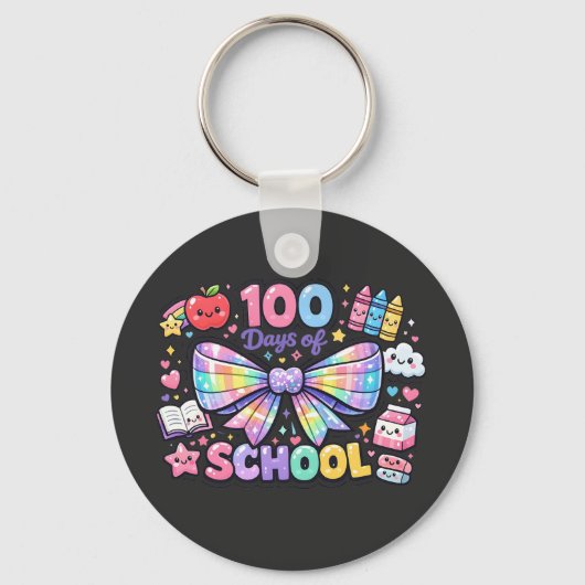100 Days Of School  キーホルダー (正面)