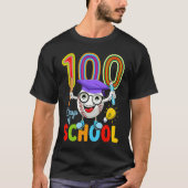 100 Days Of School Baseball 100th Day  Kids Teache Tシャツ (正面)