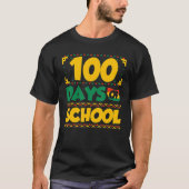 100 Days of School Black History Month Theme Teach Tシャツ (正面)