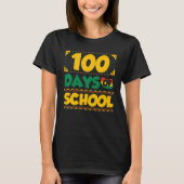 100 Days of School Black History Month Theme Teach Tシャツ (正面)