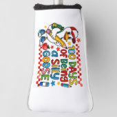 100 Days of School Boys Goose | Cute School ゴルフヘッドカバー (回転90)