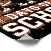 100 Days Of School Boys Kids 100th Day Of School F ポスター (角)