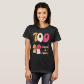 100 Days of School Brains and Bows 100th Day of Sc Tシャツ (正面フル)