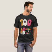 100 Days of School Brains and Bows 100th Day of Sc Tシャツ (正面フル)