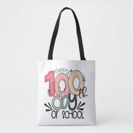 100 days of school celebration  トートバッグ