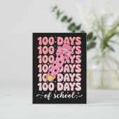 100 days of school celebration ポストカード (スタンド正面)