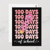 100 days of school celebration ポストカード (正面/裏面)