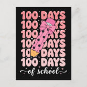 100 days of school celebration ポストカード (正面)