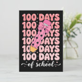 100 days of school celebration 招待状 (スタンド正面)