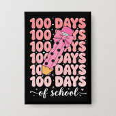 100 days of school celebration 缶バッジ (正面)