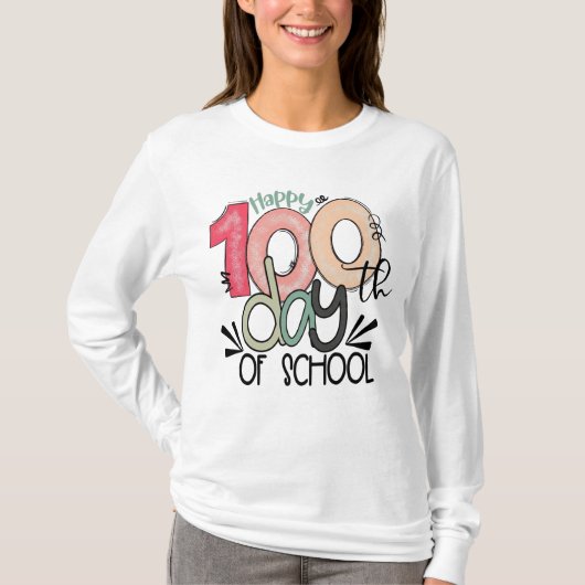100 Days of School Celebration Basic Tシャツ (正面)