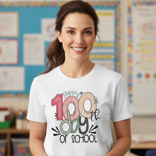 100 Days of School Celebration Basic Tシャツ