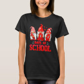 100 Days Of School Cute Gnomes Virtual Learning Te Tシャツ (正面)