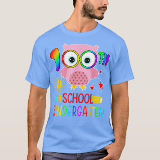100 Days Of School Cute Owl Lover 100th Day Of Kin Tシャツ
