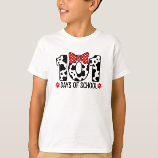 100 Days of School Dalmatian Dog Boy Kid 100th Day Tシャツ