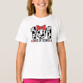 100 Days of School Dalmatian Dog Boy Kid 100th Day Tシャツ (正面)
