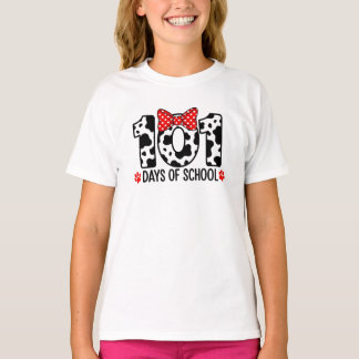 100 Days of School Dalmatian Dog Boy Kid 100th Day Tシャツ