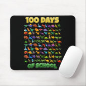 100 Days Of School Dinosaur 100 Days Smarter  マウスパッド (マウス)