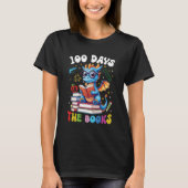 100 Days of School Dragon Reading 100th Day Boys G Tシャツ (正面)