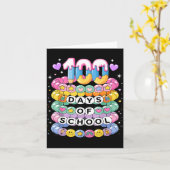 100 Days Of School Friendship Bracelets 100 Days S カード (黄色い花)