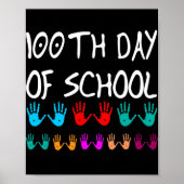 100 Days Of School Funny 100th Day Of School ポスター (正面)