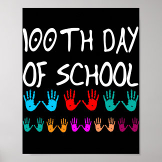 100 Days Of School Funny 100th Day Of School ポスター