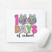 100 Days Of School Girls Kids 100 Days Smarter 100 マウスパッド (マウス)
