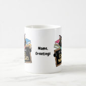 100 Days of School How This Funny Teacher Survived コーヒーマグカップ (中央)