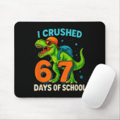 100 Days Of School I Crushed 67 Days Of School Stu マウスパッド (マウス)