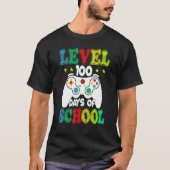 100 Days of School Level Unlocked Video Games Game Tシャツ (正面)