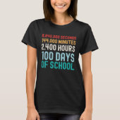 100 Days of School Math Tシャツ (正面)