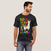 100 Days Of School No Prob Llama Llama Teacher 100 Tシャツ (正面フル)