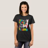 100 days of school no prob llama tシャツ (正面フル)