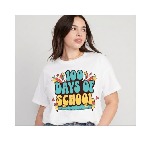 100 Days Of School Pencil teachers gifts  Tシャツ
