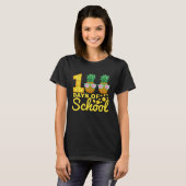 100 days of School Pineapple Food Fruit Tea Tシャツ (正面フル)