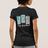 100 Days of School PNG Sublimation Design Tシャツ (裏面)