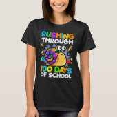 100 Days Of School Rushing Through Snail Pupil & S Tシャツ (正面)