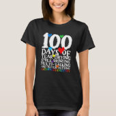 100 Days Of School  School Secretary Tシャツ (正面)