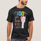 100 Days Of School Shirt No Probllama Llama 100Th  Tシャツ (正面)