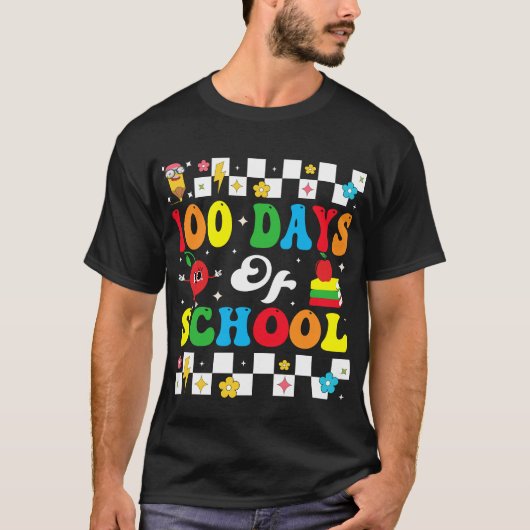 100 Days Of School T-Shirt Tシャツ (正面)