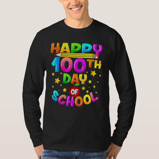 100 Days Of School Teacher 100th Day Of School 1 Tシャツ (正面)
