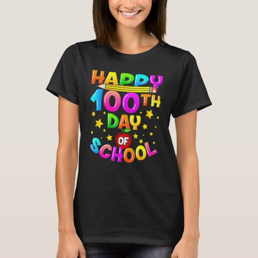 100 Days Of School Teacher 100th Day Of School 1 Tシャツ (正面)