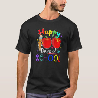 100 Days Of School Teacher And Student Smater Kids Tシャツ