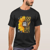 100 Days of School Teacher Virtual Learning Still Tシャツ (正面)