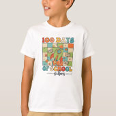 100 Days Of School Vibes Tシャツ (正面)