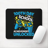 100 Days Of School Video Game Controller Boys Girl マウスパッド (マウス)
