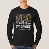 100 Days Of Second Grade Teacher 100th Day Of Scho Tシャツ (正面)