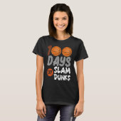 100 Days Of Slam Dunk Basketball 100th Day Of Scho Tシャツ (正面フル)
